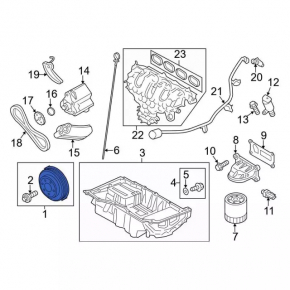 Ford Explorer 20- Crankshaft Pulley