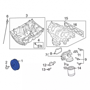 Ford Explorer 20- Crankshaft Pulley