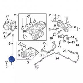 Ford Explorer 20- Crankshaft Pulley