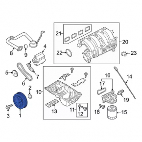 Ford Explorer 20- Crankshaft Pulley