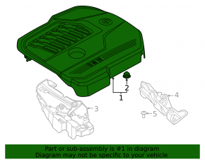 BMW 3 G20 20-26 B58 M-Sport Engine Cover