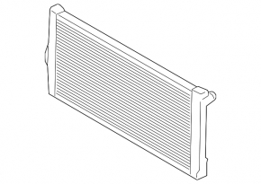 Radiator cooling water BMW 5 F10 11-16 3.0T AWD NISSENS
