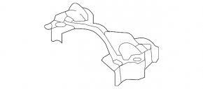 Upper battery mounting bracket for Nissan Leaf 13-14