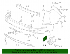 Blind Spot Sensor BSM Right Honda CRV 17-19