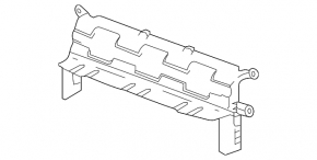 Upper radiator deflector Chevrolet Bolt 17-