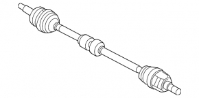 Drive axle shaft front left Hyundai Elantra AD 17-20 2.0 automatic transmission