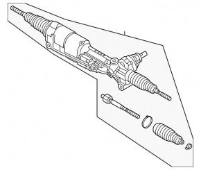 Power steering rack for Audi A6 19-25 Dynamic Steering