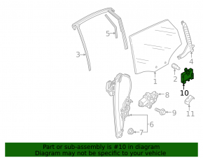 Computer door rear left Audi A6 C8 19-20