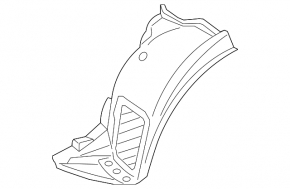 Front right fender liner for BMW X3 F25 11-17