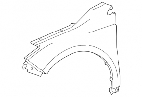 Front left fender Toyota Avalon 13-18