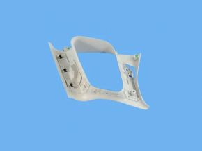 Rear pillar trim left Fiat 500L 14-19 gray, without plug