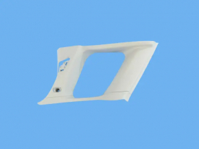 Rear pillar trim left Fiat 500L 14-19 gray, without plug