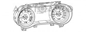 Instrument cluster Jeep Cherokee KL 14-15 3.2 small display 64k