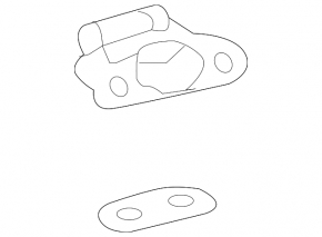 Left tailgate hinge for Toyota C-HR 18-23