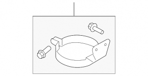 Power steering reservoir bracket Audi Q5 8R 09-12
