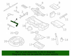 Audi A6 C8 19- spanner wrench