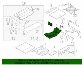 Trunk tray box Audi Q5 8R 09-17