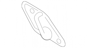 Hood lock hinge left Audi A3 8V 15-20