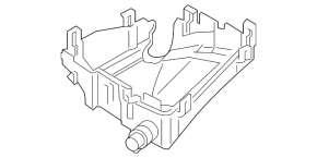 Underhood fuse box housing Hyundai Santa FE 19-