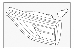 Kia Sportage 17-19 LED interior tailgate light, left