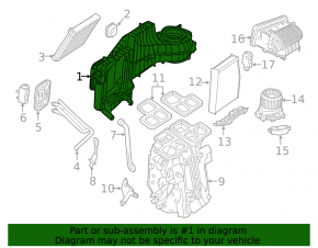 Mercedes CLA 14-19 Evaporator