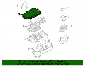 Mercedes A-Class V177 19-22 Underhood Fuse Box Cover