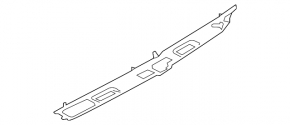 Ford Fiesta 11-19 4d trunk lid number plate light bar without camera broken mount