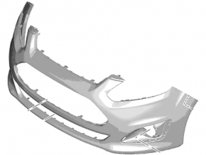 Ford C-Max MK2 13-18 front bumper (USA)