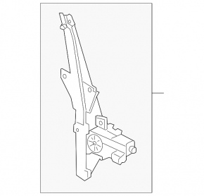 Window Motor Rear Left Lincoln MKC 15-19