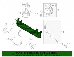 Inverter cooling radiator Toyota Camry v50 12-14 hybrid KOYORAD Japan