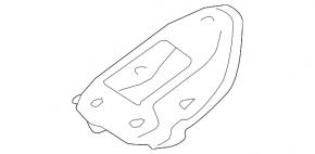 Rear left trailing arm bracket for Mitsubishi Galant 03-13