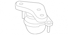 Rear Engine Mount Infiniti M35h M56 Q70 11-19