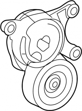 Tensioner pulley drive belt Infiniti QX30 17-