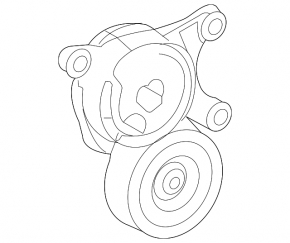 Tensioner pulley drive belt Infiniti QX30 17-