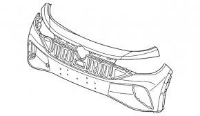 Front Bumper Naked Volkswagen ID.4 21-23 OEM