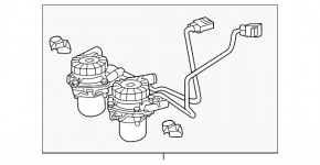 Right air pump for Lexus LX570 13-21