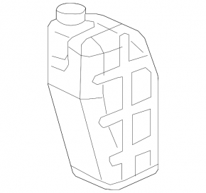 Expansion tank cooling Honda CRV 12-16 without cap