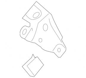 Front left fender bracket for Chevrolet Volt 11-15