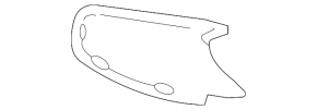 Right front bumper grille cap for BMW 4 Series F32/33/36 14-20 M Pack