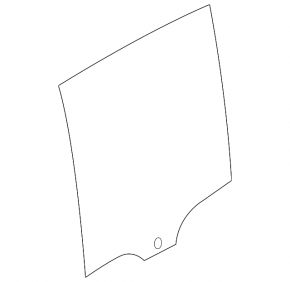 Glass door rear left BMW X3 F25 11-17