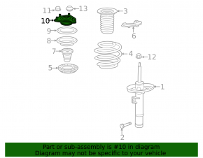 Front shock absorber support left Honda Insight 19-22