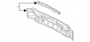 Subaru XV Crosstrek 13-17 Rear Panel
