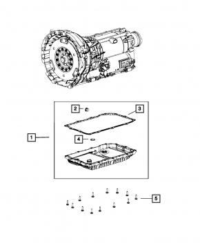 Chrysler 300 18-20 automatic transmission pan