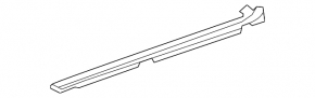 Seal wing hood-wing left Lexus IS250 IS300 IS350 06-13