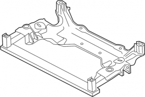 Front subframe Infiniti Q50 14-20 AWD