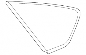 Fixed glass rear right window for Toyota Prius 30 10-15 without heating
