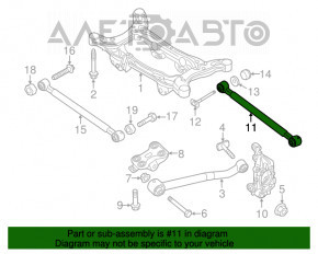 Rear left transverse control arm for a 2020 Dodge Hornet