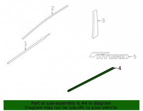 Door trim lower front right Nissan Rogue 14 structure, scratches