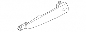 Door handle outer front left Nissan Altima 13-18