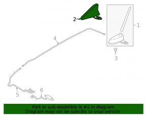 Antenna fin Hyundai Santa FE 19-20